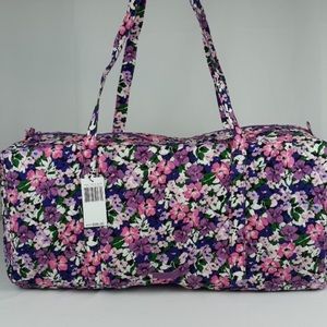 VeraBradley Flower Garden large Duffle bag NWT